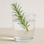 Talea di rosmarino in acqua: come farla radicare e trapiantarla