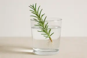 Talea di rosmarino in acqua: come farla radicare e trapiantarla