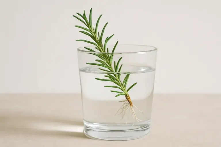 Talea di rosmarino in acqua: come farla radicare e trapiantarla