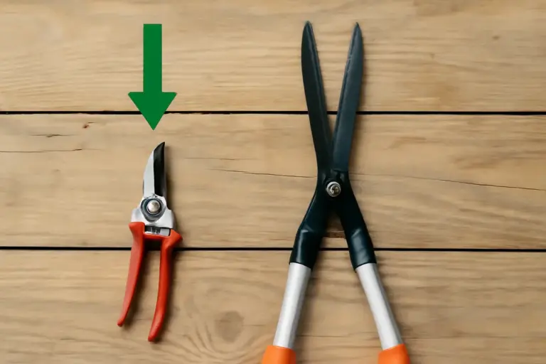 Qual è la differenza tra forbici da pota e cesoie? Il trucco per individuarle a colpo d’occhio
