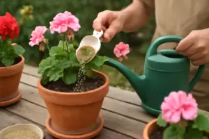 Concimazione delle piante fiorite in vaso: la frequenza che stimola boccioli e non appesantisce il terriccio