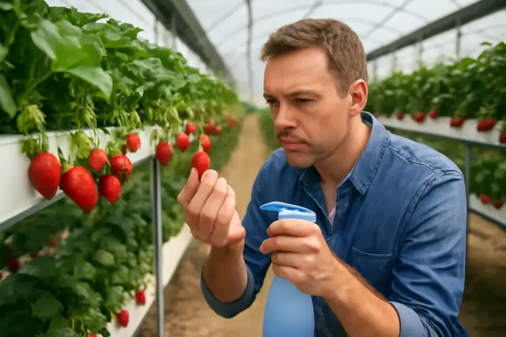 Si possono coltivare fragole senza terra? Il metodo che aumenta la pulizia dei frutti
