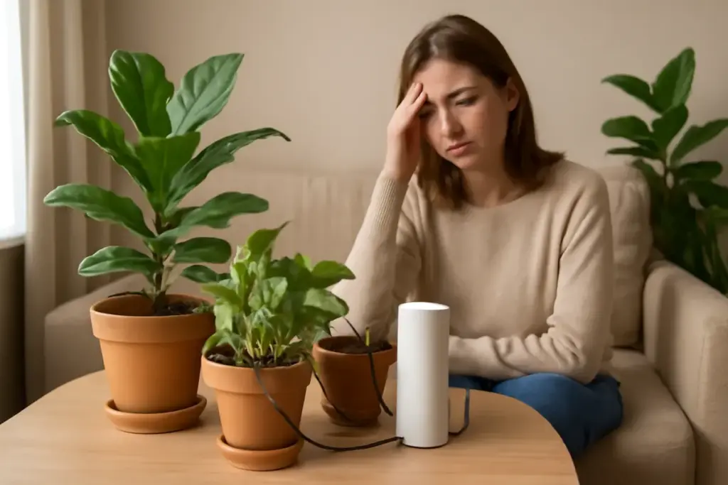 Irrigazione automatica per piante da appartamento: un sistema che riduce stress e dimenticanze