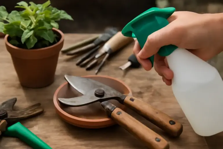 Disinfezione degli attrezzi da giardinaggio: quali errori compromettono la salute delle piante?