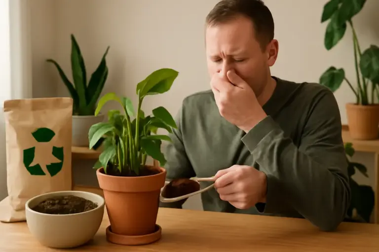 Fertilizzanti organici per piante da interno: il composto che limita i cattivi odori