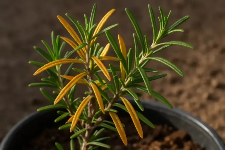 Perché il rosmarino diventa giallo: cause e soluzioni